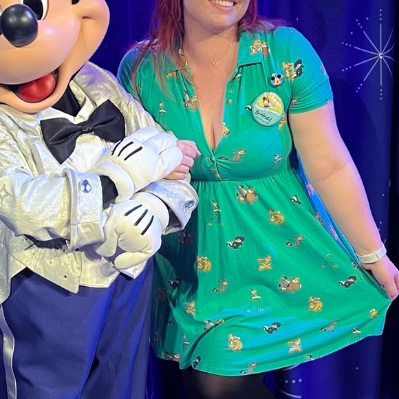 Cake Worthy Dresses & Skirts - Green Disney Character Print Dress Peter Pan